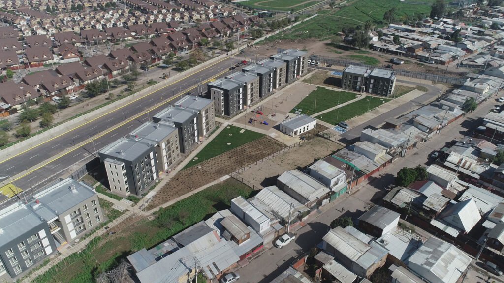 Fotografía del proyecto habitacional Los Aromos