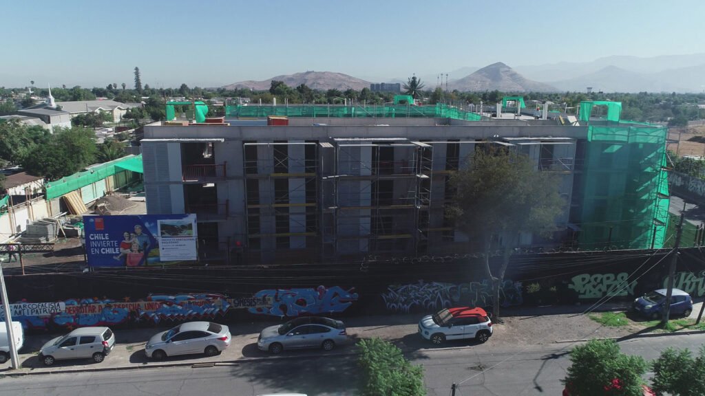 Fotografía del proyecto habitacional Baquedano