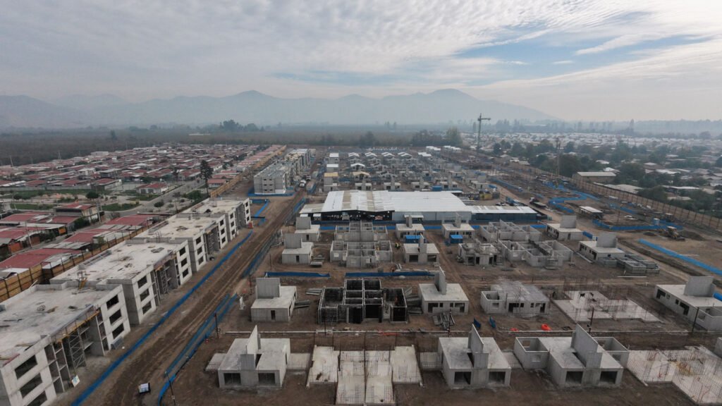 Fotografía del proyecto habitacional Los Naranjos