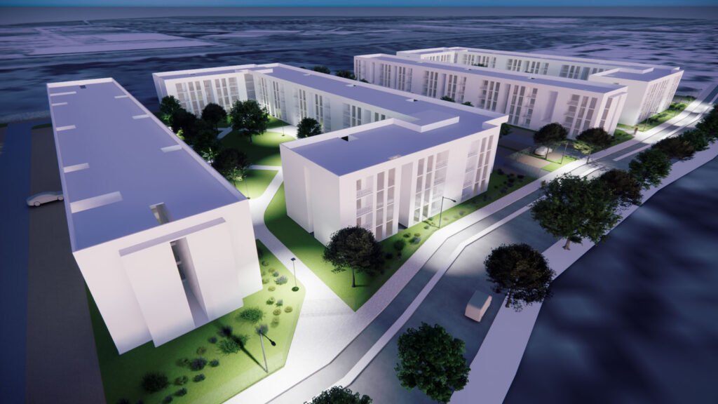 Fotografía del proyecto habitacional El Pequén