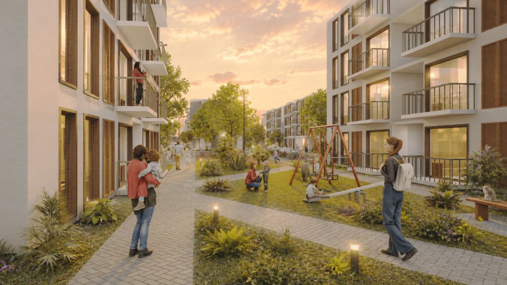 Fotografía del proyecto habitacional Tucapel I y II